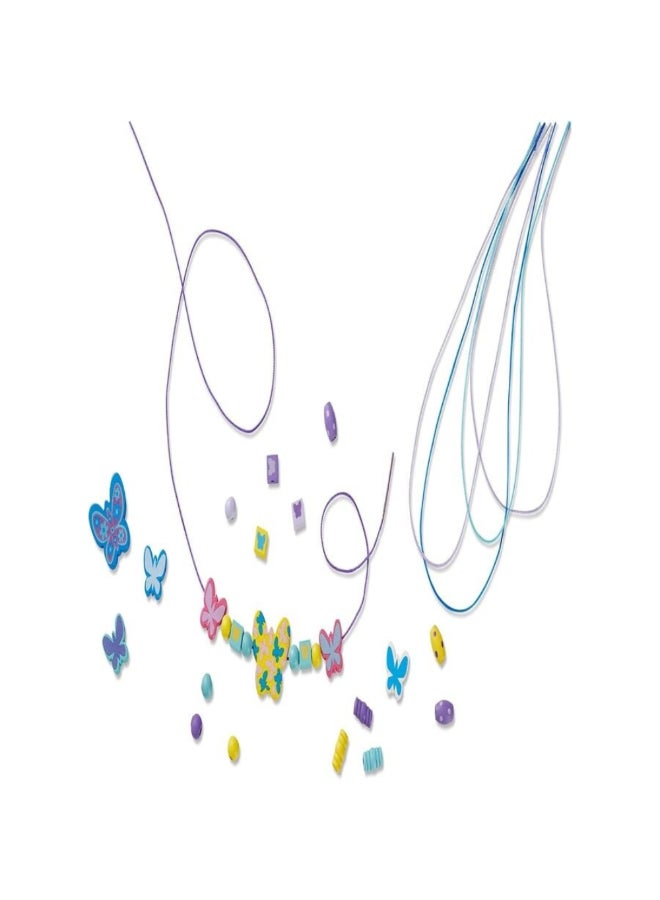 Melissa & Doug Created By Me! Wooden Crafting Butterfly Beads Set Multicolour 17.65 x 2.54 x 24.77 cm SMD6073174 - Image 4