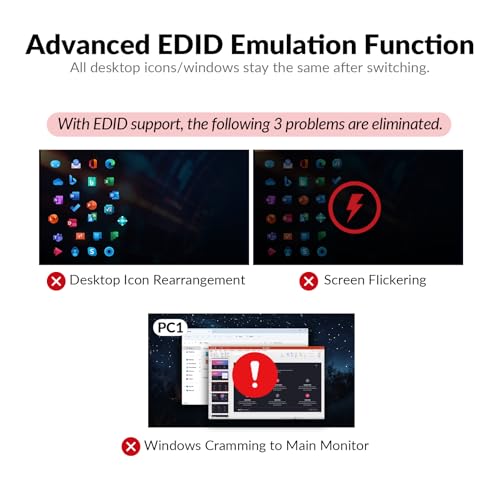 v AV Access AV Access iDock P10 KVM Docking Station 2 Monitors 2 PCs, GbE, EDID, 5xUSB-A, 65W PD, USB C Hub, 4K@60Hz HDMI & DisplayPort USB C KVM Switch Dual Monitor Laptop & Desktop, Audio, SD, Remote Switch - Image 4
