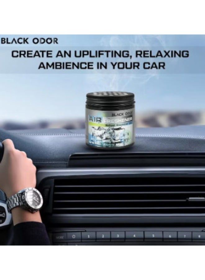 BLACK ODOR B-K ICE Car Air Freshener Black Odor 180g Natural Essential Oils Air Freshener For Car Home BO03 - Image 4