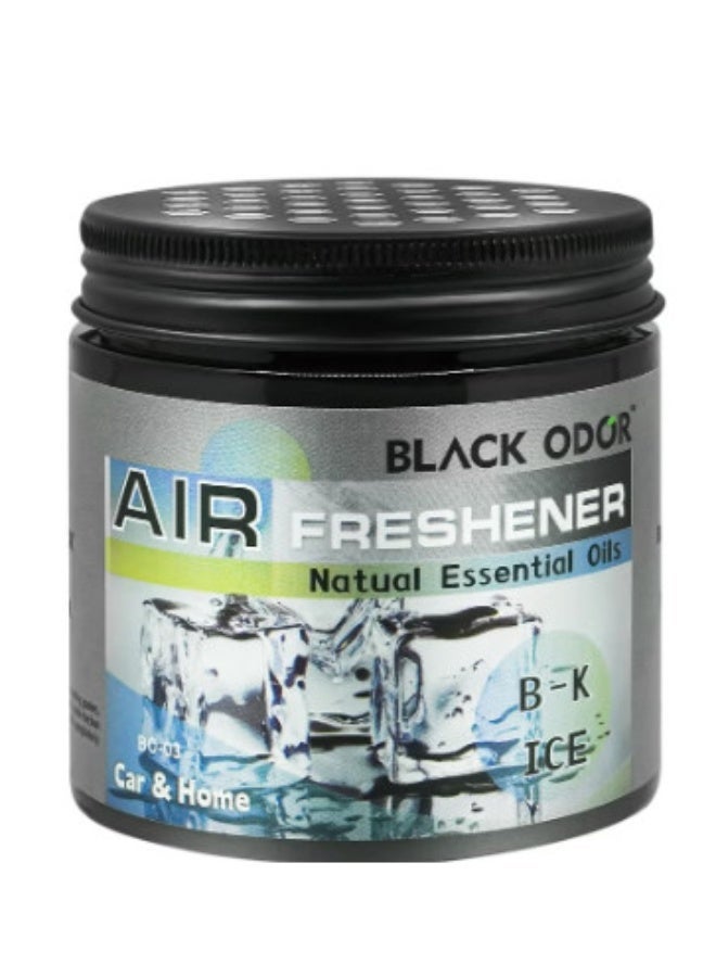 BLACK ODOR B-K ICE Car Air Freshener Black Odor 180g Natural Essential Oils Air Freshener For Car Home BO03 - Image 2