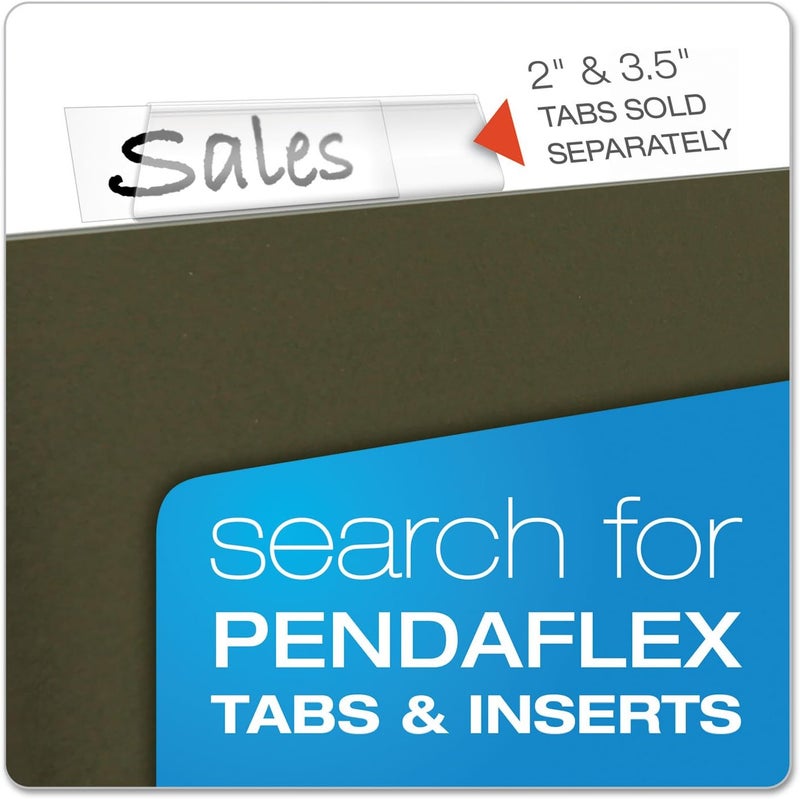 Pendaflex Recycled Hanging Folders, Letter Size, Standard Green, 25 Count - No Tabs - Image 3