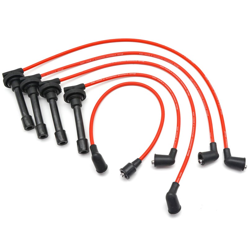 IZYSS Ignition Spark Plug Wires Set of 5 HD9002 Replacement for Honda Civic Del Sol EG EK EJ D15 D16 Spiral Core 9200
