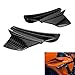 Qurbuns 2 PCS Motorcycle Fairing Wings Carbon Fiber Side Air Deflectors Fashion Motorcycle Aerodynamic Side Spoiler Winglet Universal Air Deflectors Fairing Winglets Modified Carbon Fiber - Image 2