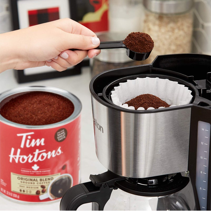 Tim Hortons قهوة تيم هورتونز الأصلية، تحميص متوسط، قهوة مطحونة، القهوة المفضلة في كندا، مصنوعة من حبوب أرابيكا 100%، علبة سعة 48 أونصة - Image 5