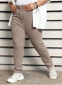 HIGH STAR Plus Size Skinny Fit High Rise Stretchable Jeans by Styli  - Image 1