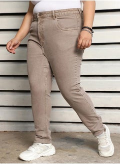 HIGH STAR Plus Size Skinny Fit High Rise Stretchable Jeans by Styli  - Image 3