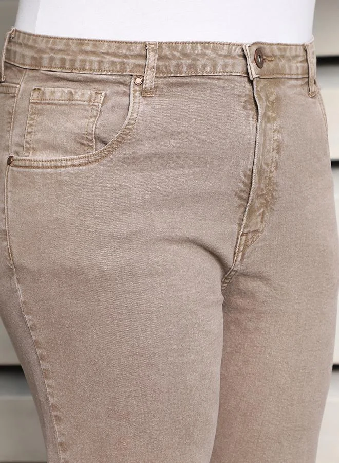 HIGH STAR Plus Size Skinny Fit High Rise Stretchable Jeans by Styli