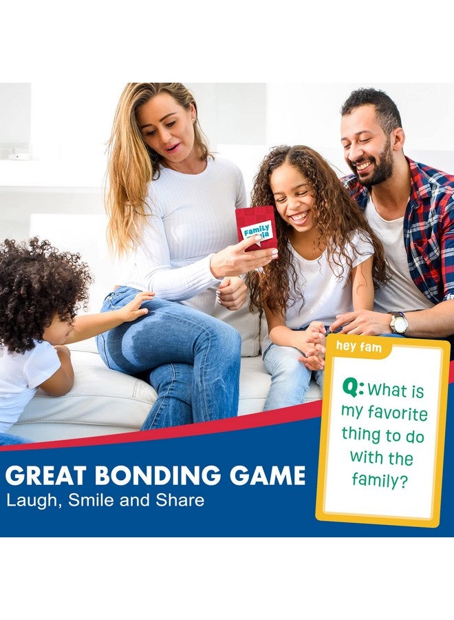 LotFancy Family Trivia Game, Ages 4 and up, Family Games for Kids and Adults, 60 Fun Trivia Cards, Family Conversation Starters for Family Game Night, Party, Travel, Road Trip, Jumbo Size - Image 5