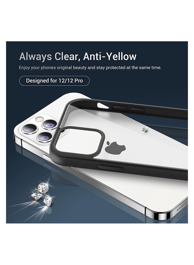 Magic Mask QY Series TPU Protection Case Compatible with iPhone 15 Pro Max 6.7 inch Unique Black Frame Clear for iPhone 15 Pro Max 6.7 inch  - Image 5