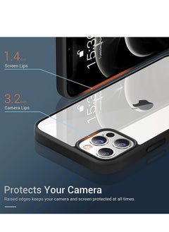 Generic Magic Mask QY Series TPU Protection Case Compatible with iPhone 15 Pro Max 6.7 inch Unique Black Frame Clear for iPhone 15 Pro Max 6.7 inch  - Image 3