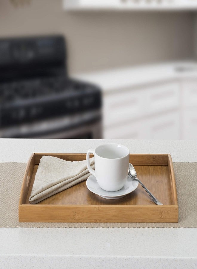 Home Basics ST01034 Serving Tray, Bamboo - Image 2