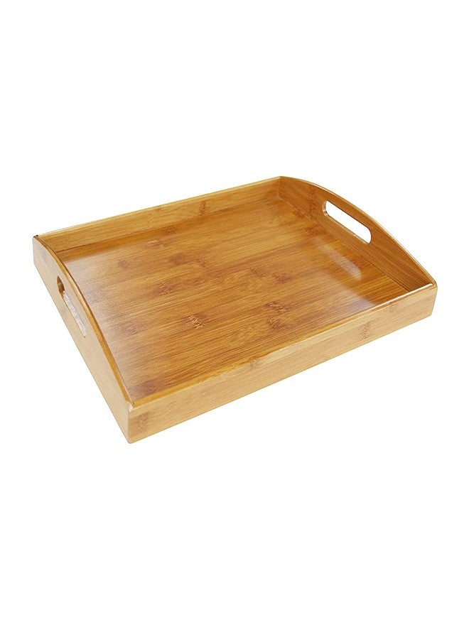 Home Basics ST01034 Serving Tray, Bamboo - Image 1