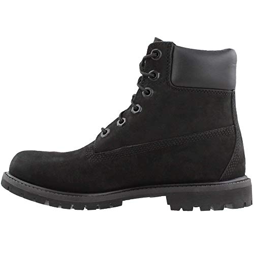 Timberland Women's 6" Premium Boot Black Nubuck 6.5 B - Medium - Image 4