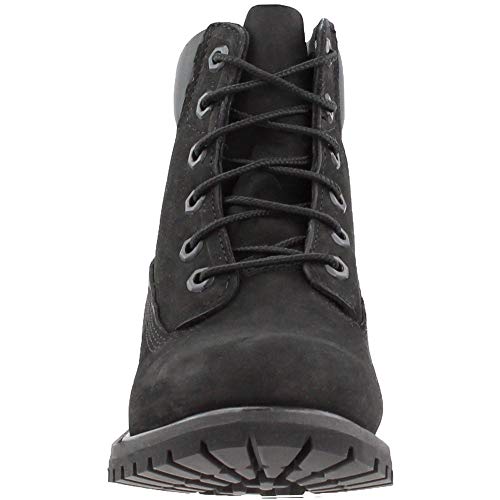 Timberland Women's 6" Premium Boot Black Nubuck 6.5 B - Medium - Image 5