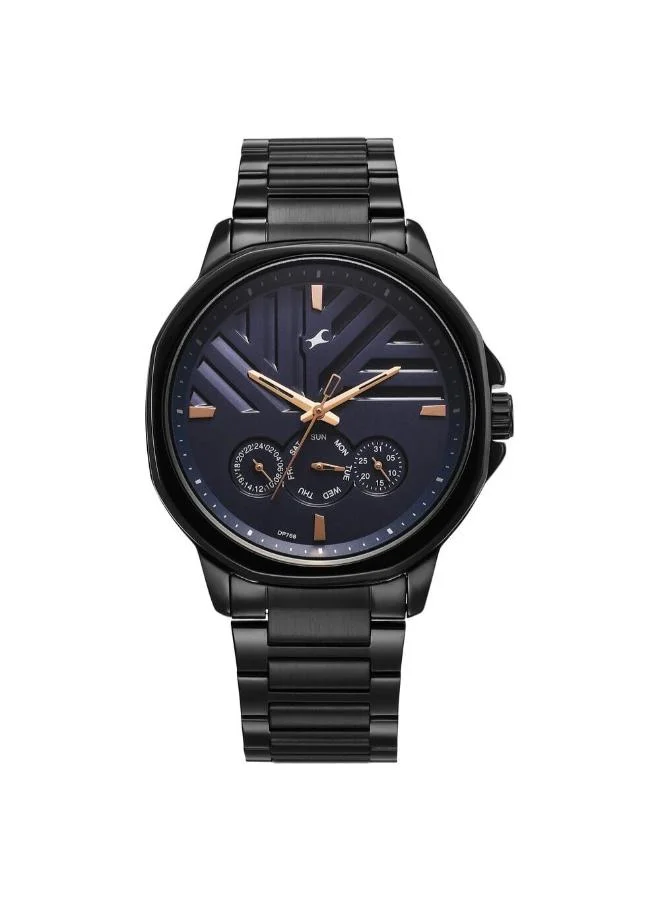 fastrack Men's Stainless Steel Analog Watch 3303NM01 - 45 mm