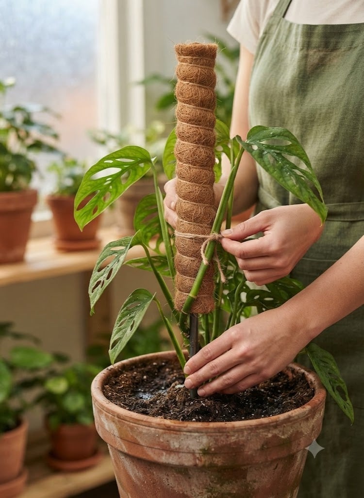 ritaj Moss Stick for Plant Support Extension, Climbing Indoor Plants | 100 cm | 2 Pack - Image 3