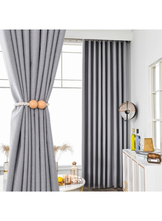 QBAID Curtains Blackout 2 panels for Bedroom - Image 1