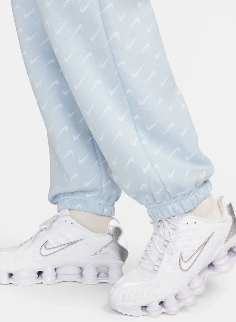 Nike Nsw Phoenix Fleece Oversized All Over Printed Sweatpant