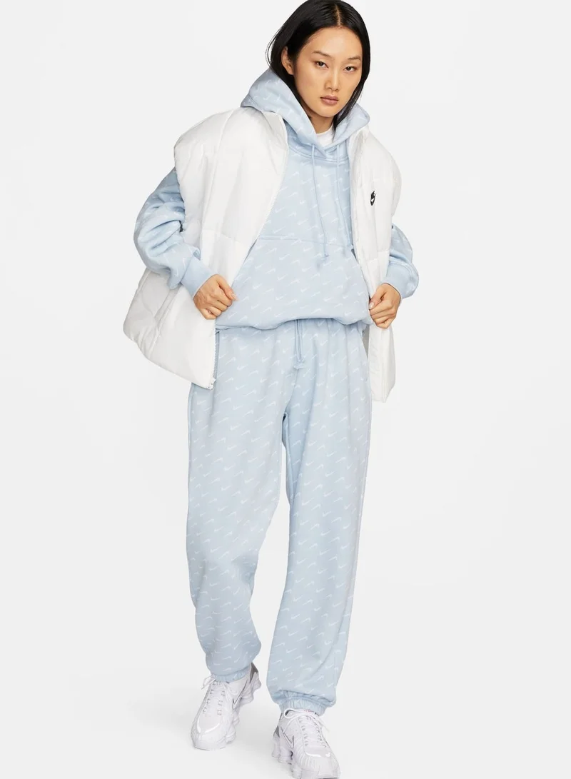 Nike Nsw Phoenix Fleece Oversized All Over Printed Sweatpant