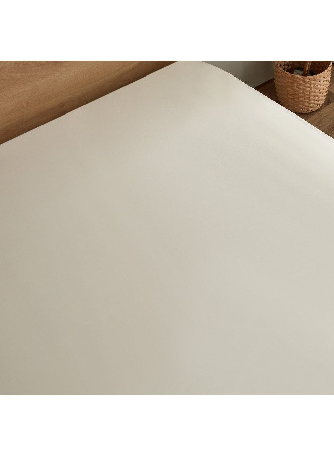 Home Box Derby Solid Microfiber Single Fitted Sheet - 90x190+20 cm - Image 3