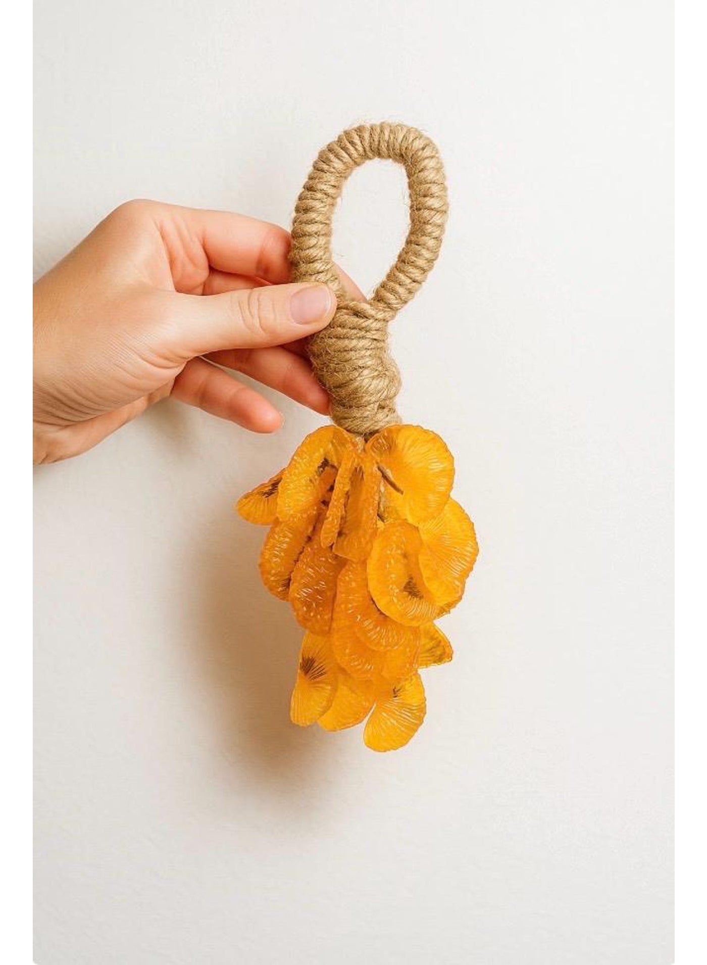 tangerine Shaped Hanging Soap Handmade Kitchen & Bath Decor