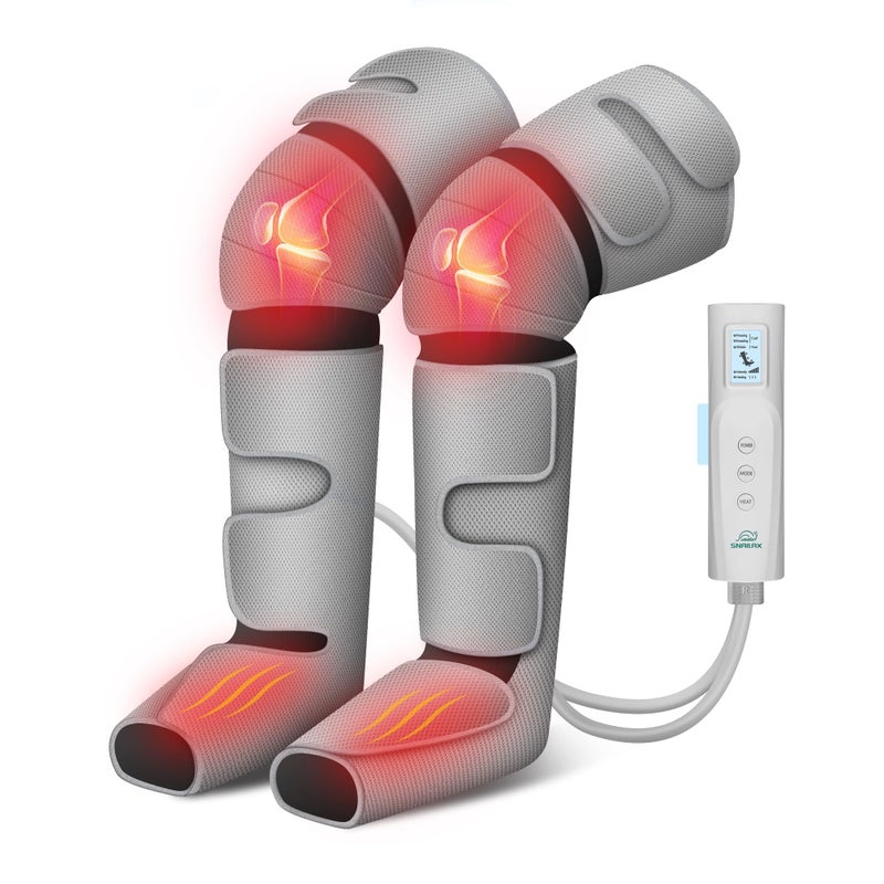 Snailax Leg Massager for Circulation and Pain, FSA or HSA Eligible, Leg Massager Machine with Heat and Air Compression, 3 Modes & 3 Intensity, Leg Calf Foot Wraps Massage Boots,Gifts - Image 1