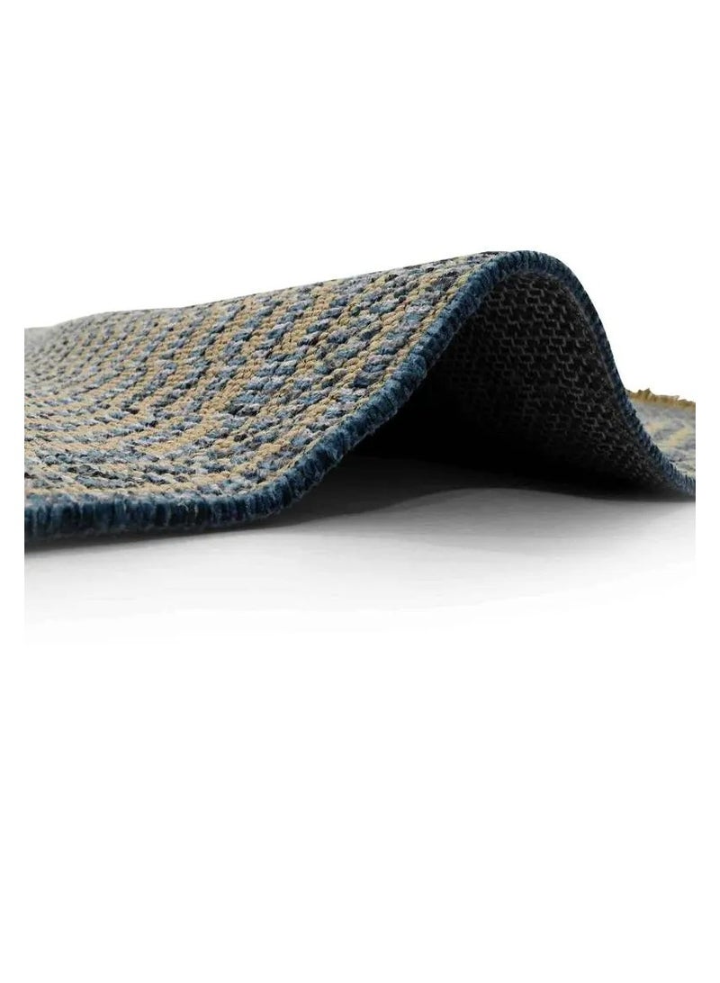 Alkaffary SOFI rug by Alkaffary with a special vibe that matches your carpet decor, 2.00x2.90, Blue  - Image 4