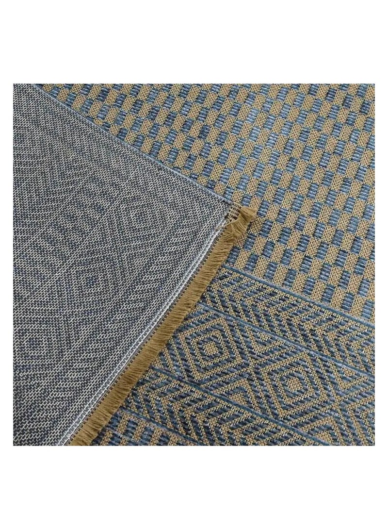 Alkaffary SOFI rug by Alkaffary with a special vibe that matches your carpet decor, 2.00x2.90, Blue  - Image 2