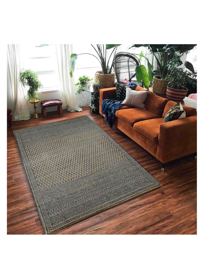 Alkaffary SOFI rug by Alkaffary with a special vibe that matches your carpet decor, 2.00x2.90, Blue  - Image 1