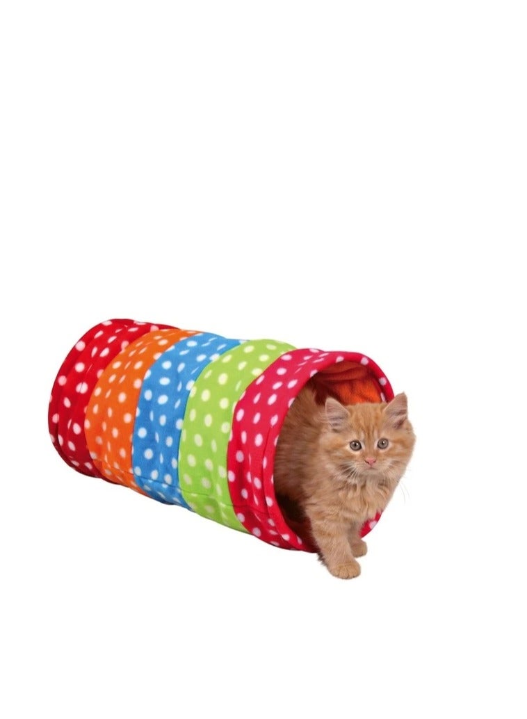 تريكسي لعبة نفق الصوف الملونة من تريكسي للقطط - Image 1