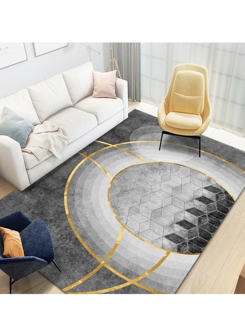 Squality Polyester Fiber Rectangular Simple And Comfortable Carpet(Carpet Only)