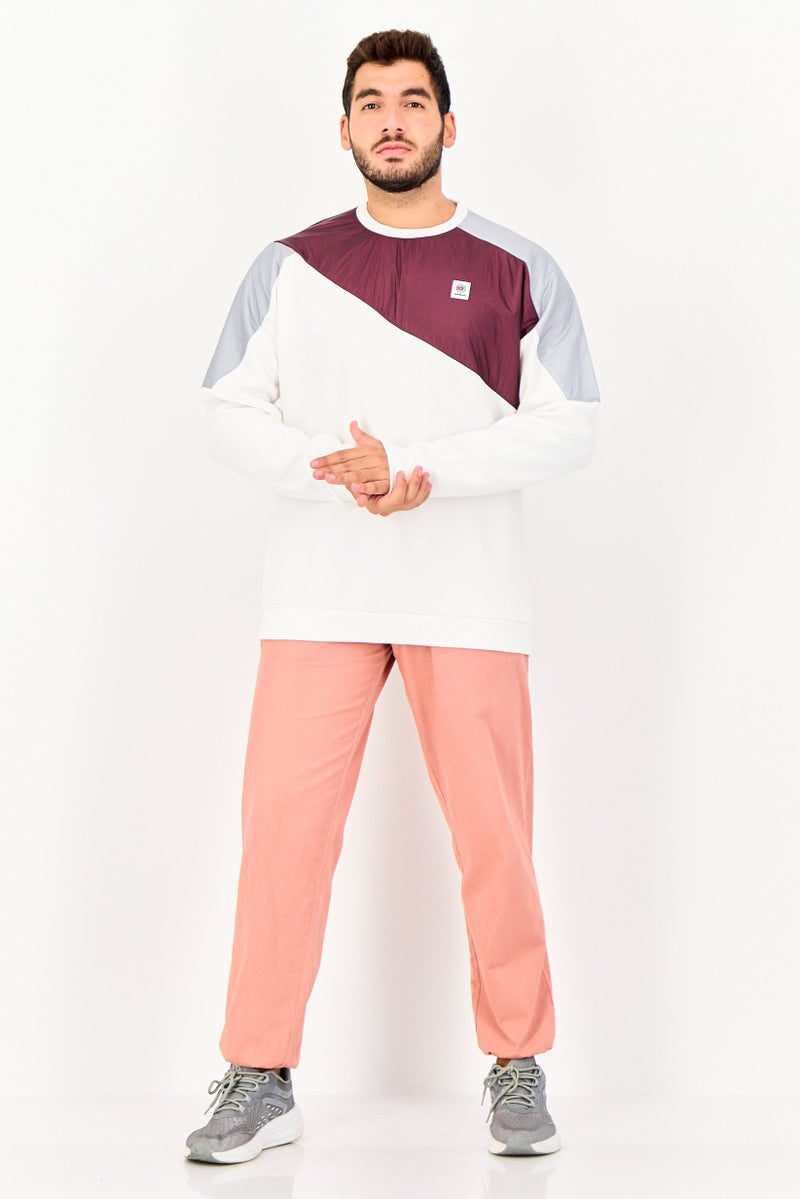 Reebok Men Sportswear Fit Long Sleeve Outdoor Sweatshirt, Multicolor - Image 3