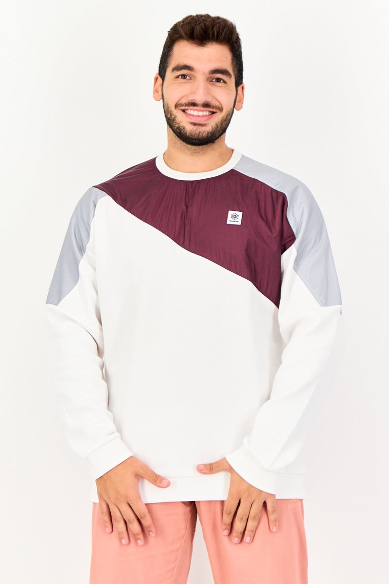 Reebok Men Sportswear Fit Long Sleeve Outdoor Sweatshirt, Multicolor - Image 1