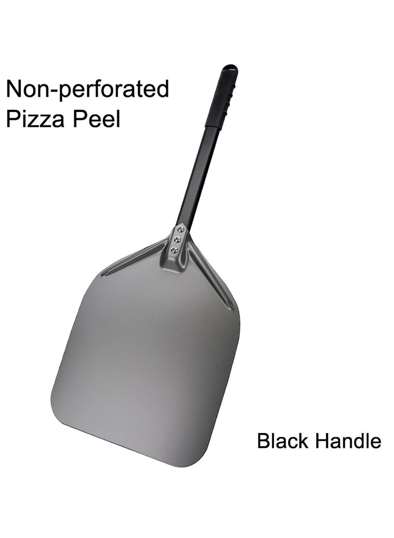 Y&D Pizza Peel 12 Inch, Perforated Long Paddle, Anodized Aluminum Turning Oven for Any Outdoor Or Indoor Grill  - Image 3