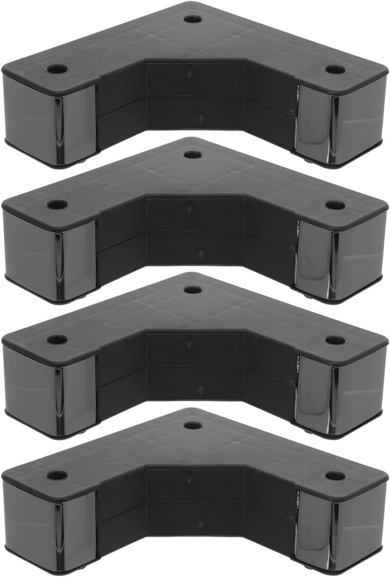 Sufficient order stock 4pcs Patio Furniture Riser: L Shaped Bed Legs - Thick Sofa Feet - Outdoor Couch Lifters Replacement for Yard Table Chairs Dressers Cupboard Bug proof seal All-scene tailored quality Global easy assemble picks N/S/C nationwide deliver Market multi-use trusted quality In-Kingdom stored commodity Space saving design picks Systematic nationwide ship Personal & public compatible User tested optimized build Gulf market standard build Global light sturdy raw material Regional central warehouse stock Different assemble options Multi option design Dust tight seal Storage burden minimized build Gulf climate upgraded quality Shop & home all-space compatible Global trendy simple build Hardened processed substance Flexible anti-break Long term storage compatible Universal design - Image 1