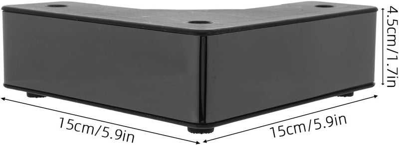 Sufficient order stock 4pcs Patio Furniture Riser: L Shaped Bed Legs - Thick Sofa Feet - Outdoor Couch Lifters Replacement for Yard Table Chairs Dressers Cupboard Bug proof seal All-scene tailored quality Global easy assemble picks N/S/C nationwide deliver Market multi-use trusted quality In-Kingdom stored commodity Space saving design picks Systematic nationwide ship Personal & public compatible User tested optimized build Gulf market standard build Global light sturdy raw material Regional central warehouse stock Different assemble options Multi option design Dust tight seal Storage burden minimized build Gulf climate upgraded quality Shop & home all-space compatible Global trendy simple build Hardened processed substance Flexible anti-break Long term storage compatible Universal design - Image 2