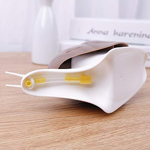 TabEnter Cute Snail Soap Dispenser for Kitchen Bathroom etc. (120ML) (Brown) - Image 5