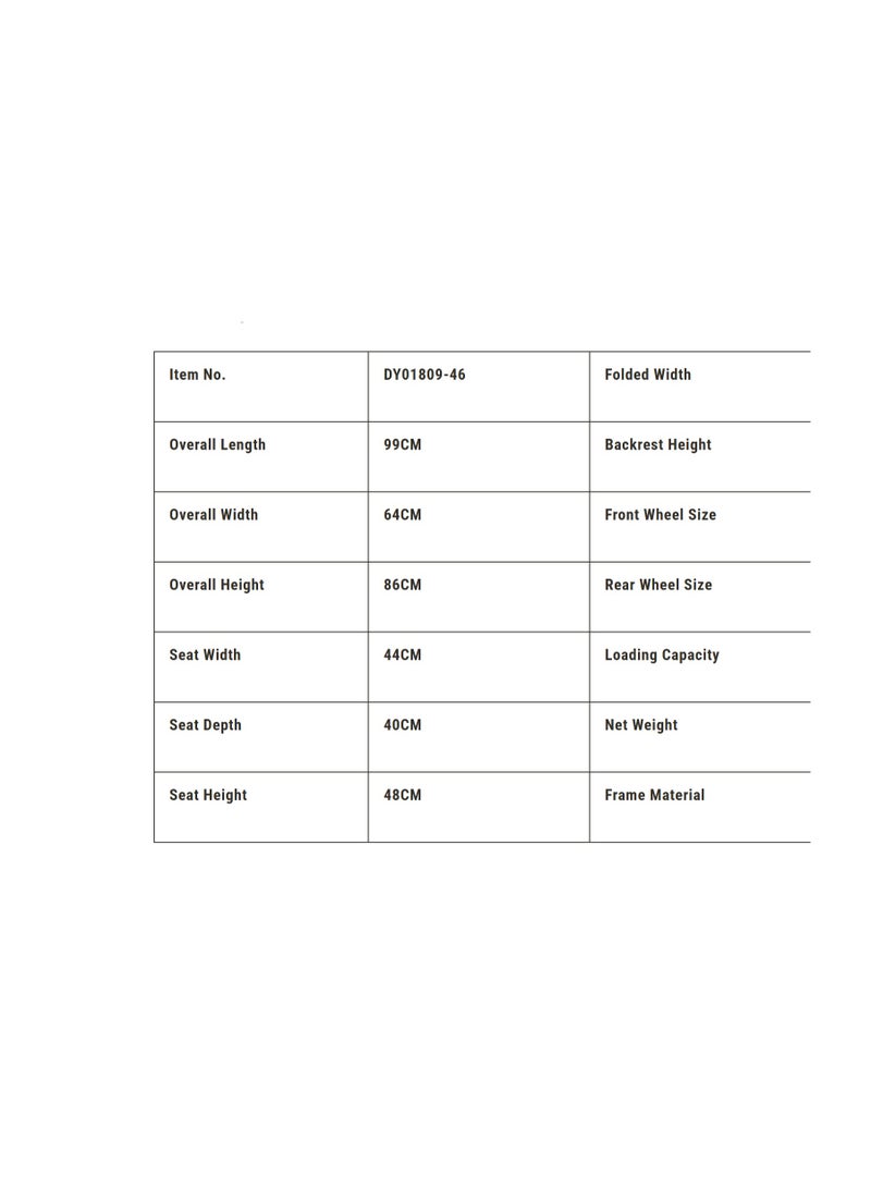 دايانغ كرسي متحرك يدوي - Image 5