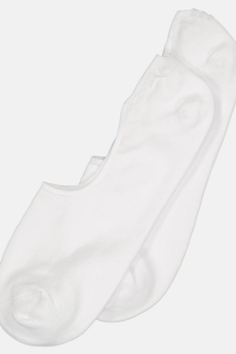 Jack Jones Men 10 Pairs Solid Socks, White  - Image 2