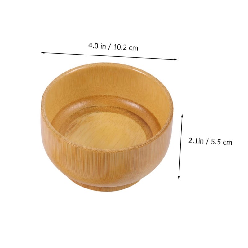 3Pcs Eco Friendly Bamboo Mixing Bowl Set For DIY Skincare Facial Masks - Image 3