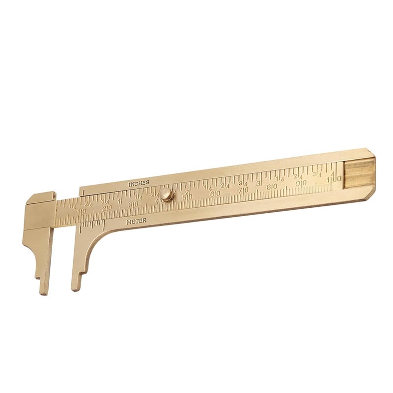 Global versatile design banapoy Strong Brass Vernier Caliper with Double Scales, Convenient Daily Use Measuring Tool, Brass Caliper for Woodworkers and Crafters (Double Scale 100mm) Elegant appearance Modern color selections Modern practical shape Easy lifting build Carefully selected material Cross product combo compatible Changing environment compatible Custom sizing alternatives General standard compliant quality Bug proof seal Popular trusted craftsmanship Reliable daily use design Light durable upgraded substance Indoor outdoor all-purpose fit Chemical free Market need oriented construction Elegant practical multi-option build Slow wear optimized quality Temp & permanent project compatible Batch uniform stable quality Demand fit global economical quality Foldable General purpose premium build All climate suitability - Image 4