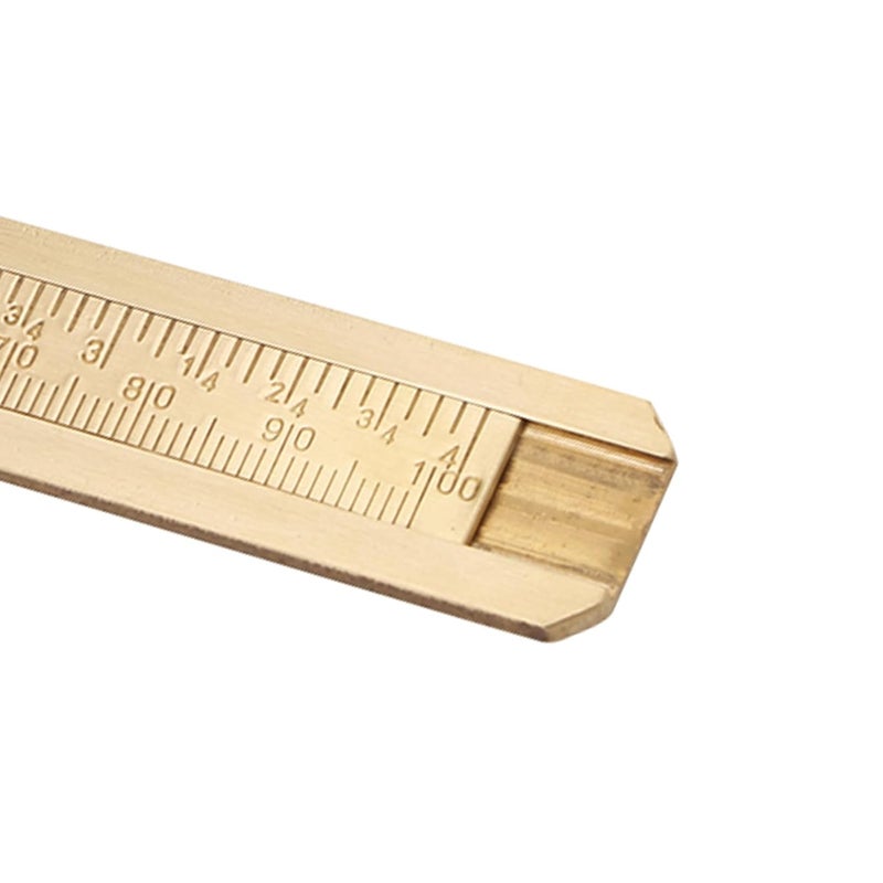 Global versatile design banapoy Strong Brass Vernier Caliper with Double Scales, Convenient Daily Use Measuring Tool, Brass Caliper for Woodworkers and Crafters (Double Scale 100mm) Elegant appearance Modern color selections Modern practical shape Easy lifting build Carefully selected material Cross product combo compatible Changing environment compatible Custom sizing alternatives General standard compliant quality Bug proof seal Popular trusted craftsmanship Reliable daily use design Light durable upgraded substance Indoor outdoor all-purpose fit Chemical free Market need oriented construction Elegant practical multi-option build Slow wear optimized quality Temp & permanent project compatible Batch uniform stable quality Demand fit global economical quality Foldable General purpose premium build All climate suitability - Image 3