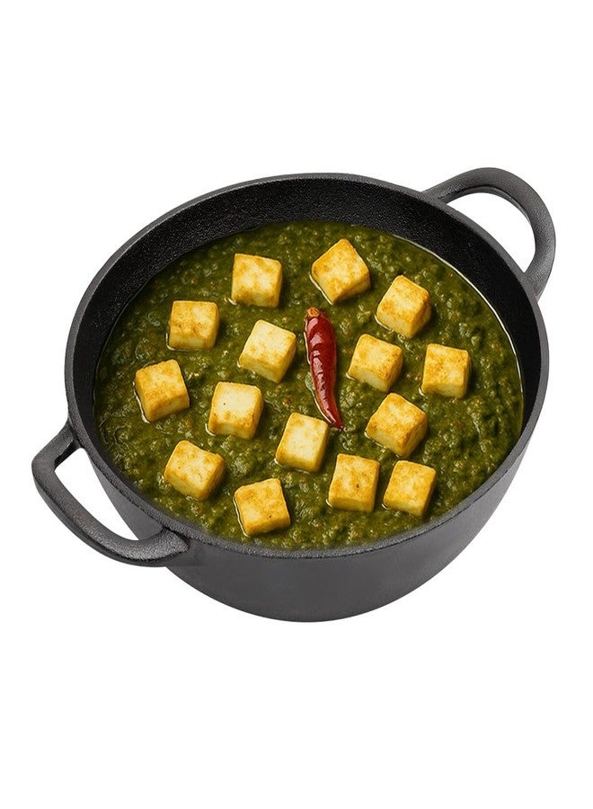 Drumstone (𝟏𝟎 𝗬𝗲𝗮𝗿𝘀 𝗪𝗮𝗿𝗿𝗮𝗻𝘁𝘆 Non Stick Kadai 24cm 3.3L with Lid | Deep Frying Pan for Cooking & Festive Use– 𝐆𝐢𝐟𝐭 𝐟𝐨𝐫 𝐃𝐢𝐰𝐚𝐥𝐢, 𝐘𝐞𝐚𝐫-𝐄𝐧𝐝 & 𝐀𝐥𝐥 𝐎𝐜𝐜𝐚𝐬𝐢𝐨𝐧𝐬 - Image 3