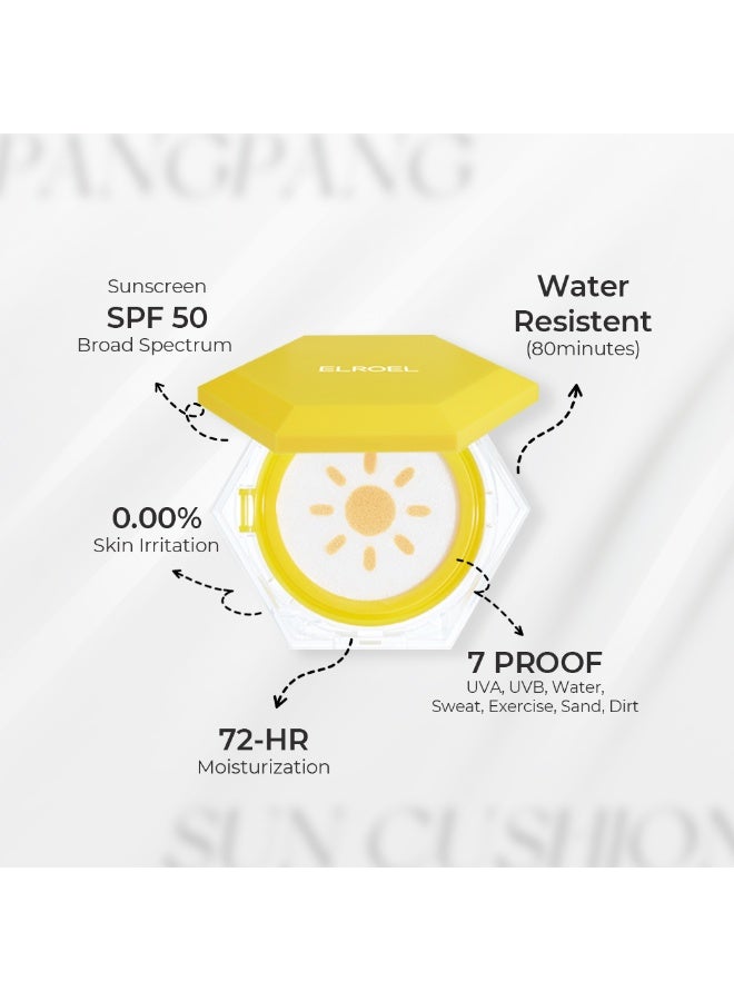 ELROEL [ELROEL] Pang Pang Big Sun Cushion Plus 15g - Image 4
