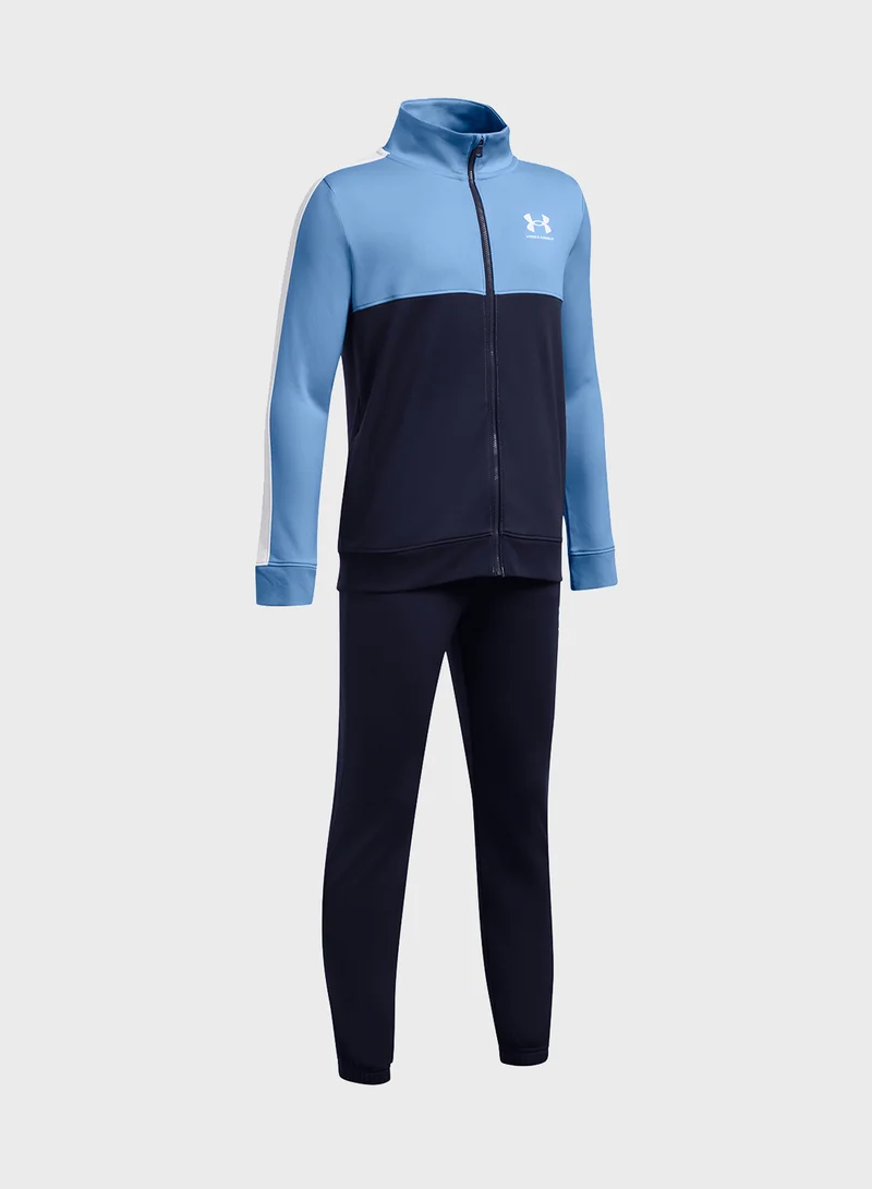UNDER ARMOUR Boys' Rival Knit Tracksuit Set