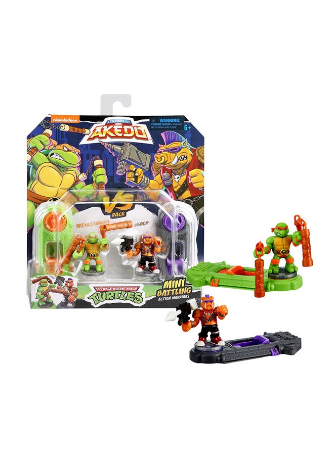 AKEDO Tmnt S1 Michael Angelo Vs Bebop  - Image 1