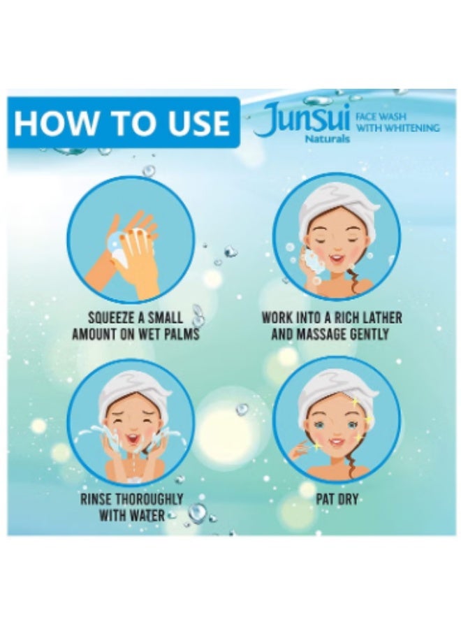 جونسوي عبوة من قطعتين من غسول الوجه المنعش والمبيض الطبيعي 100 غرام - Image 4