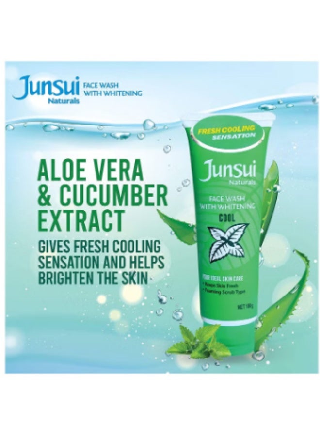 جونسوي عبوة من قطعتين من غسول الوجه المنعش والمبيض الطبيعي 100 غرام - Image 5