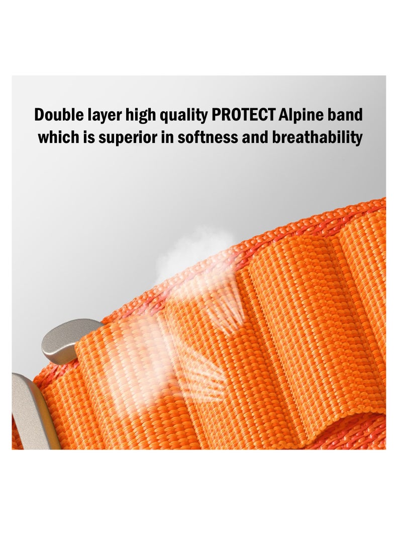 Apple Watch Band Alpine Loop 42mm 44mm 45mm 49mm, Stylish Lightweight Polyester Strap, Breathable Comfortable Design, Secure Adjustable Fit - Image 4