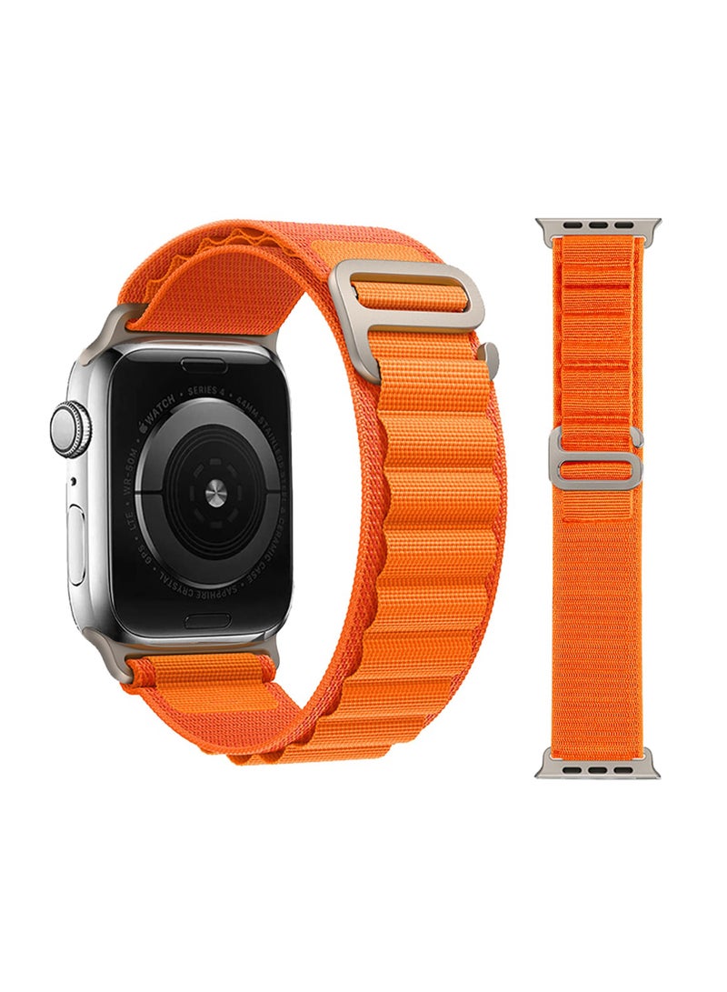 Apple Watch Band Alpine Loop 42mm 44mm 45mm 49mm, Stylish Lightweight Polyester Strap, Breathable Comfortable Design, Secure Adjustable Fit - Image 1